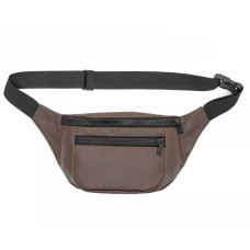 Чоловіча шкіряна сумка бананка Sambag Tirso Max коричнева шкіра 81341120