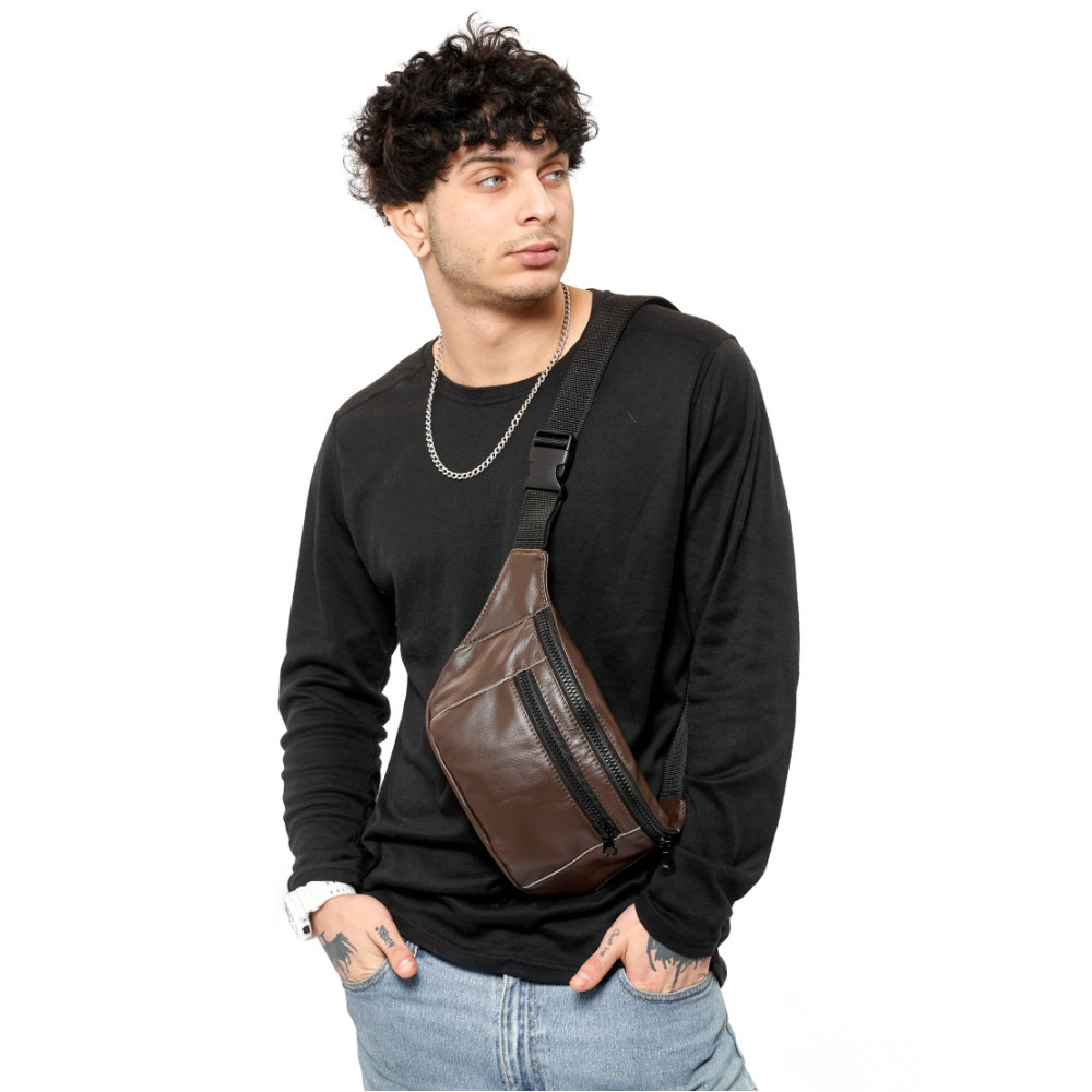 Чоловіча сумка бананка Sambag TIRSO MAX 38 × 17 × 6 см (81348120m)