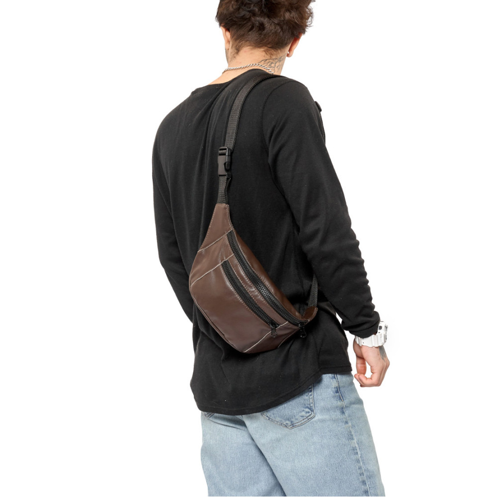 Чоловіча сумка бананка Sambag TIRSO MAX 38 × 17 × 6 см (81348120m)