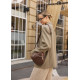 Женская кроссоди сумка бананка Sambag Sofi шоколад 20×18×5 см (88193020)