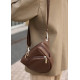 Женская кроссоди сумка бананка Sambag Sofi шоколад 20×18×5 см (88193020)