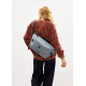 Женская сумка-бананка под ноутбук Sambag Urban Laptop голубая 46×26 см (51411010)