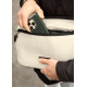 Чоловіча cумка-бананка під ноутбук Sambag Urban Laptop тепло-сіра 46 × 26 см (51411030m)