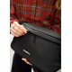 Женская сумка-бананка под ноутбук Sambag Urban Laptop черная 46×26 см (51411064)