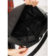Женская сумка-бананка под ноутбук Sambag Urban Laptop черная 46×26 см (51411064)