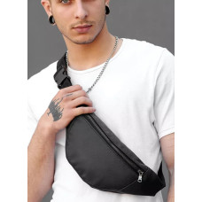 Чоловіча сумка бананка Sambag Soho BS чорна 82119101m
