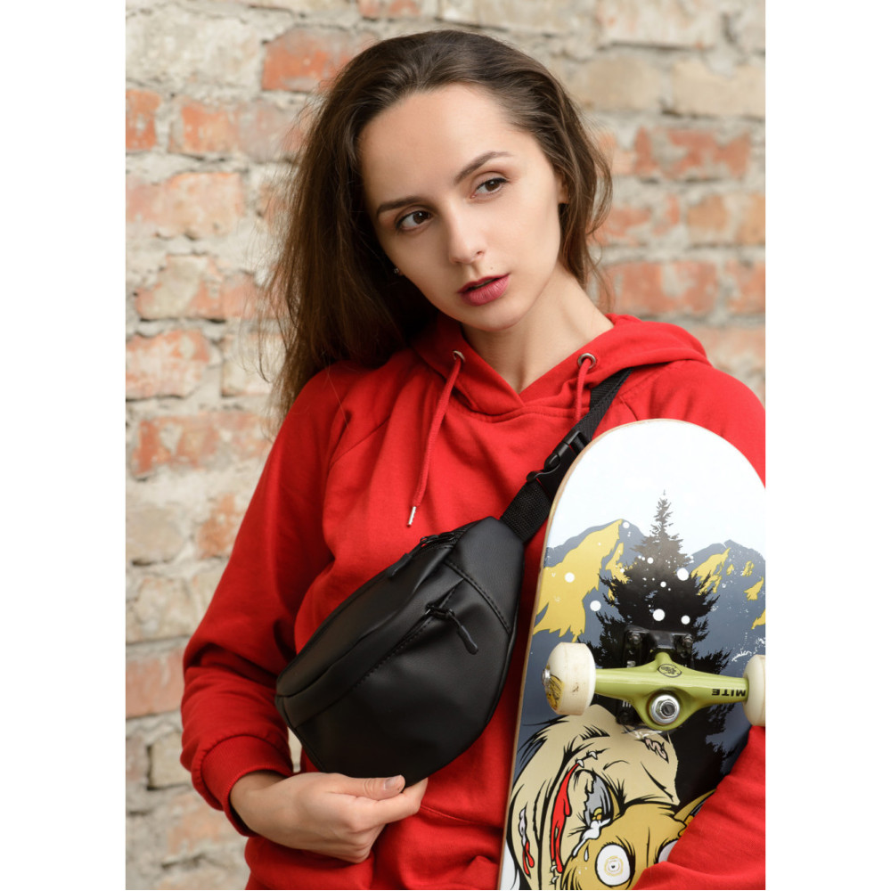 Поясная сумка бананка Sambag Urban SKH черный 24 х 15 х 8 см (85151001)