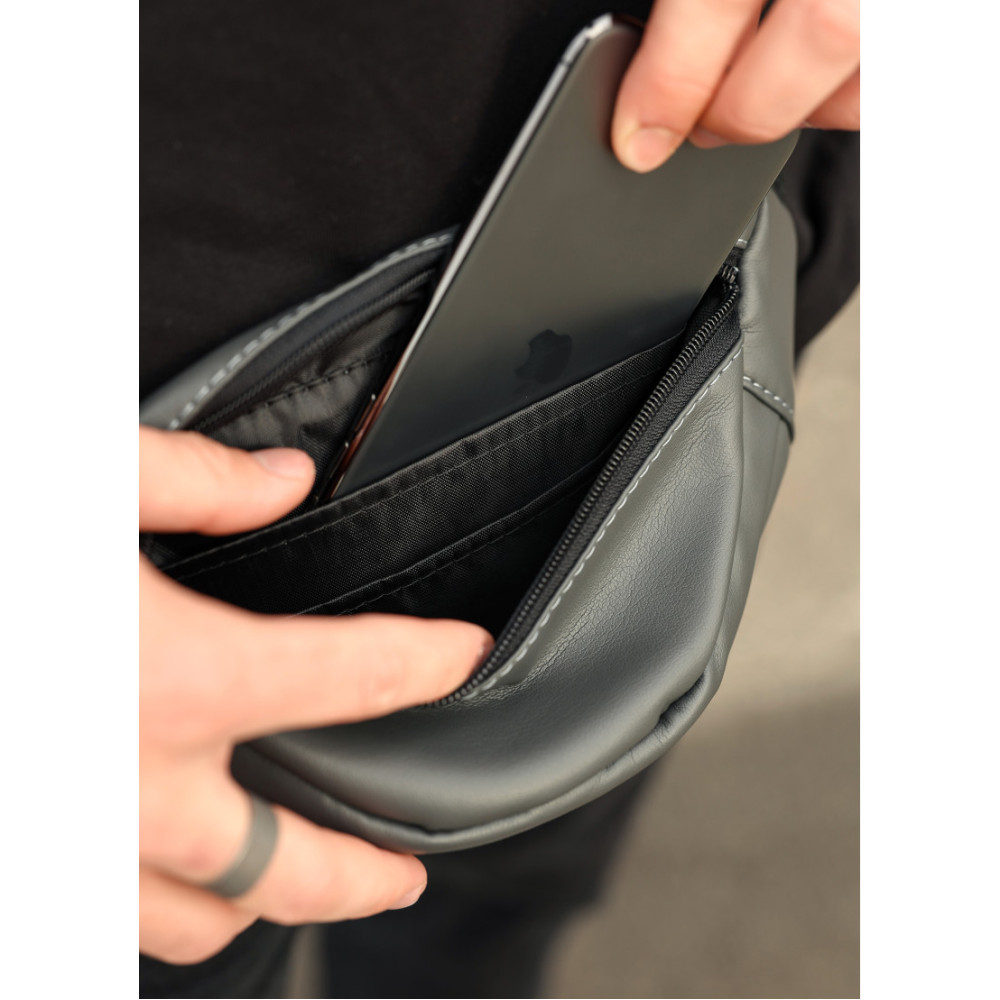 Чоловіча сумка бананка Sambag URBAN SKH 24 × 15 × 8 см (85151009m)
