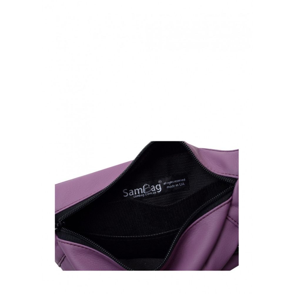 Поясна сумка бананка Sambag Urban SKH фіолет 24 х 15 х 8 см (85151018)
