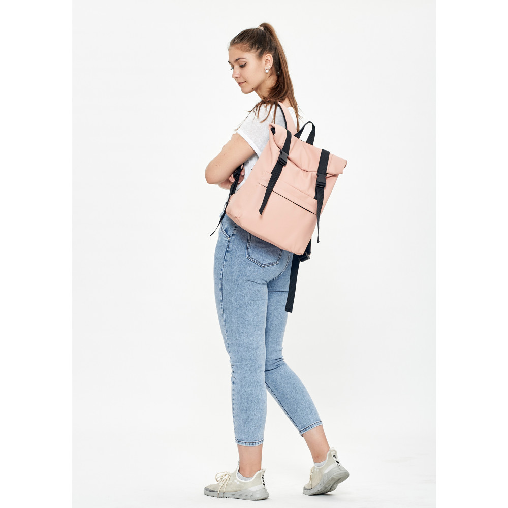 Рюкзак ролл Sambag унісекс RollTop LSH пудровий 24211006
