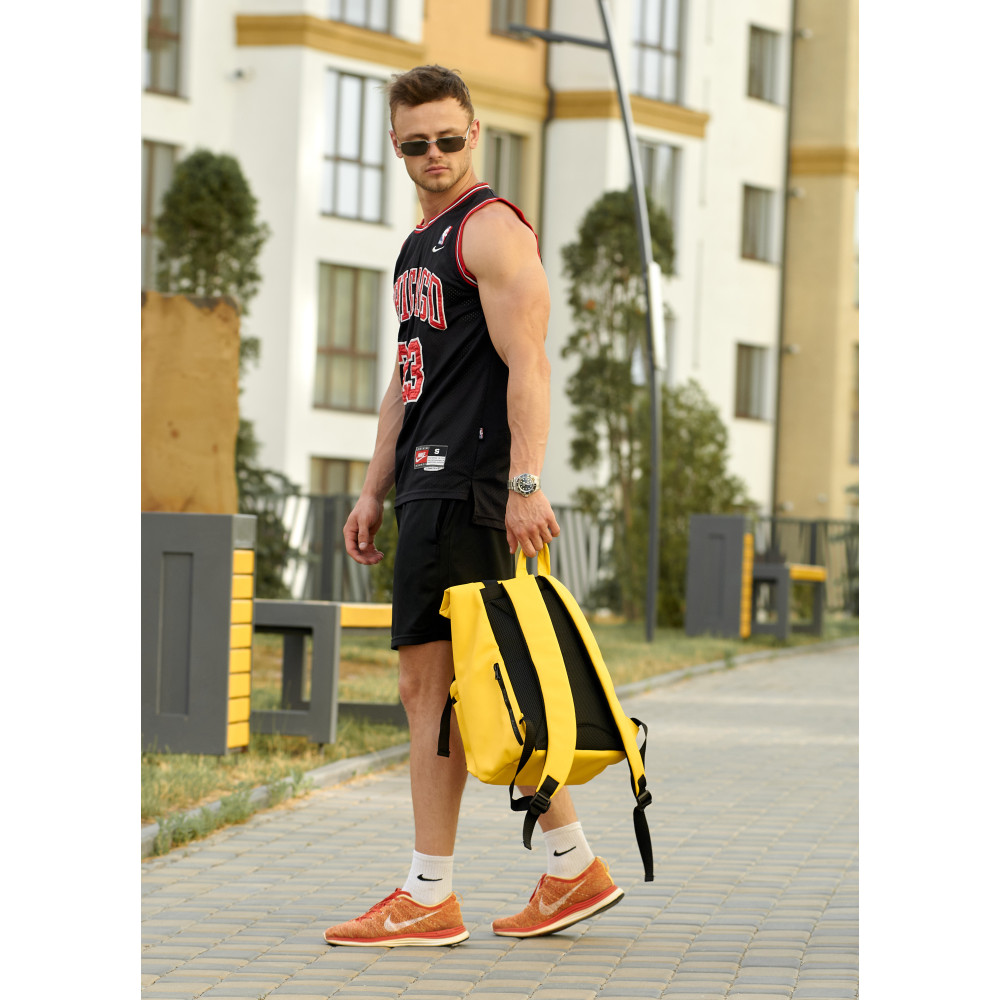 Чоловічий рюкзак ролл Sambag RollTop LTT жовтий 41 x 30 x 16 см (24238028m)