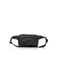 Чоловіча шкіряна сумка бананка Sambag 0ST чорна (88218101)
