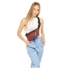 Сумка на пояс бананка Sambag Tirso MSH бордо (80148005)