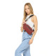 Сумка на пояс бананка Sambag Tirso MSH бордо (80148005)