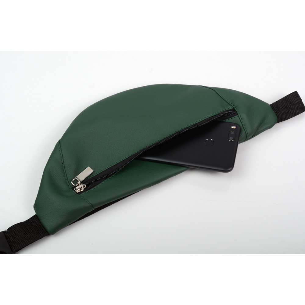 Сумка на пояс бананка Sambag Hoso MSH зелена 33 х 14 х 5 см (82111007)