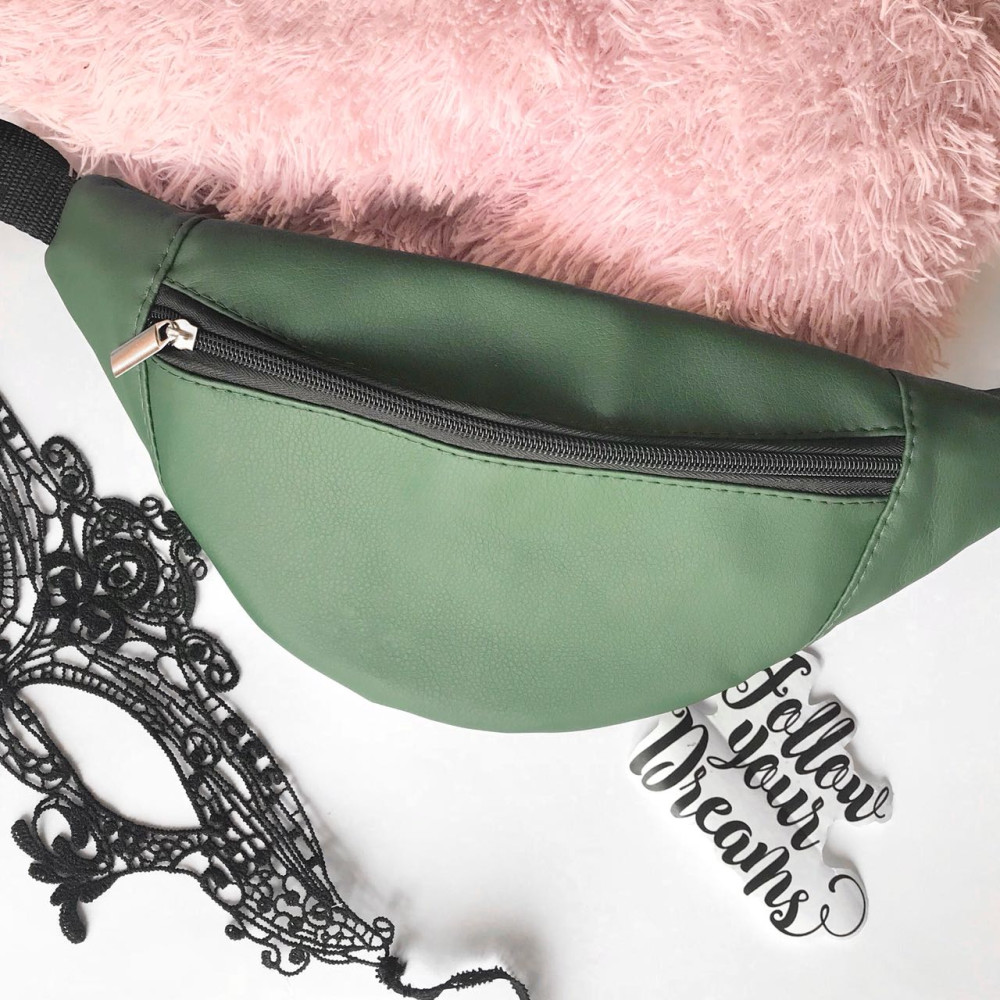 Сумка на пояс бананка Sambag Hoso MSH зелена 33 х 14 х 5 см (82111007)