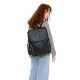 Жіночий рюкзак Sambag Loft LZS чорний 38 x 28 x 18 см (22403001)