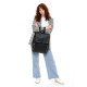 Жіночий рюкзак Sambag Loft LZS чорний 38 x 28 x 18 см (22403001)