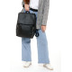 Жіночий рюкзак Sambag Loft LZS чорний 38 x 28 x 18 см (22403001)