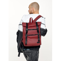 Чоловічий рюкзак ролл Sambag RollTop LTT бордо 41 x 30 x 16 см (24238005m)