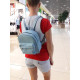 Жіночий рюкзак Sambag Brix SB голубий 11111010