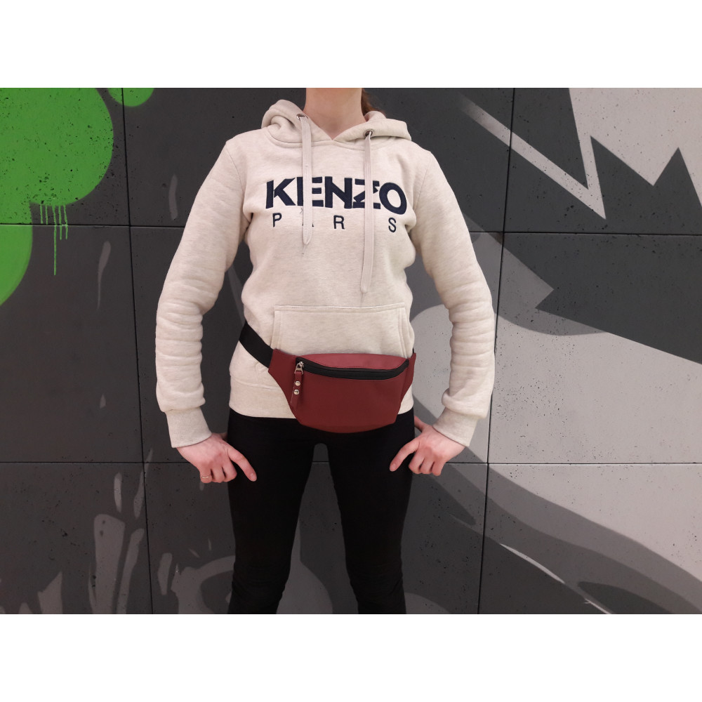 Сумка на пояс бананка Sambag Tirso MEH бордо 31 х 12 х 5 см (80121005)