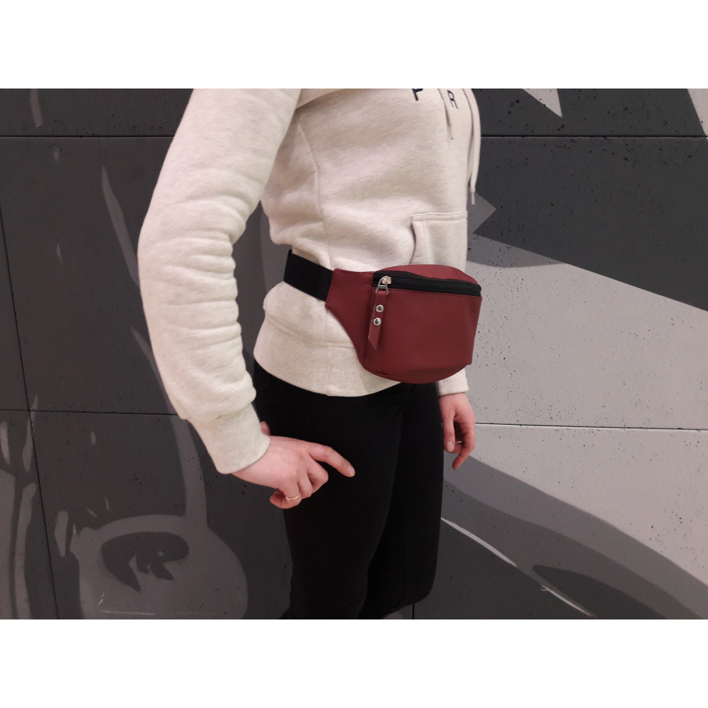 Сумка на пояс бананка Sambag Tirso MEH бордо 31 х 12 х 5 см (80121005)
