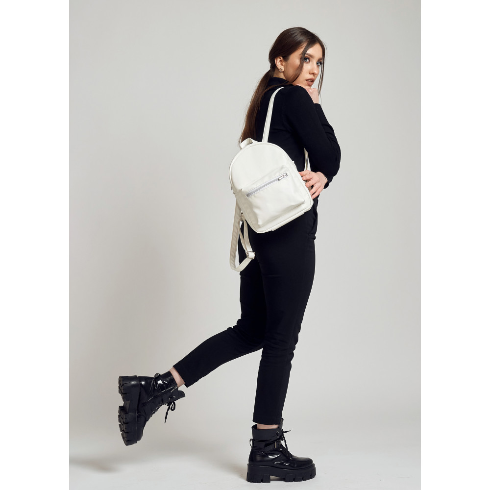 Жіночий рюкзак Sambag Brix KSO білий 29 x 22 x 10 см (11319008)