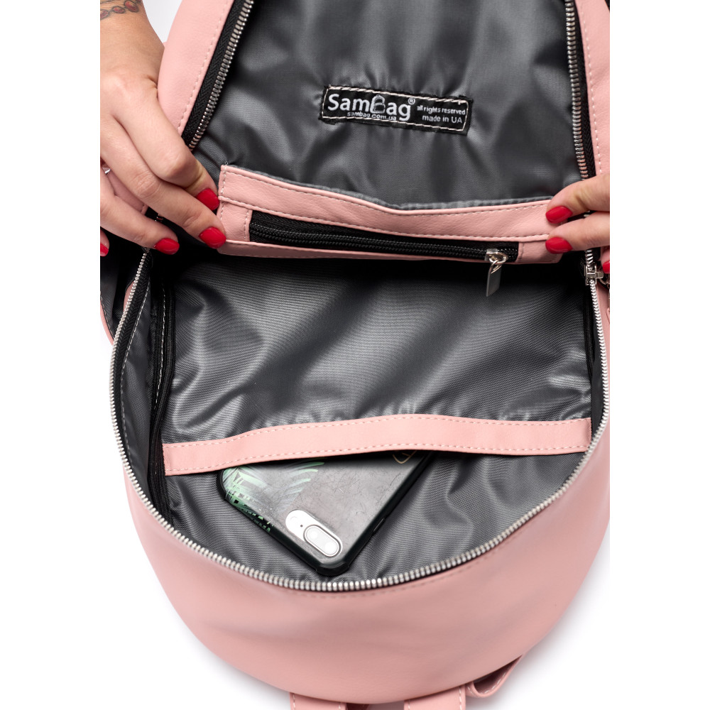 Жіночий рюкзак Sambag Dali BPS пудра пудра 35 x 25 x 12 см (15373006e)