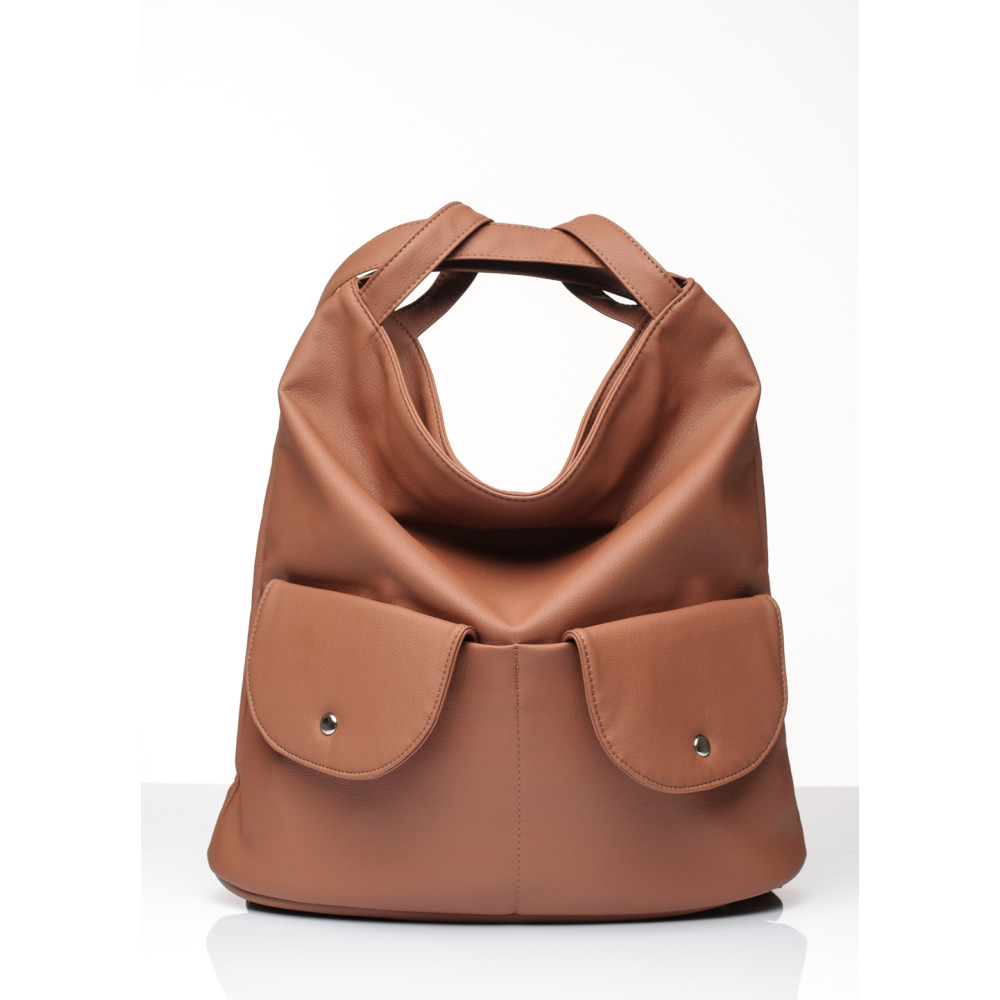 Жіночий рюкзак Sambag Asti XKH коричневий 37 x 36 x 14 см (20551027)