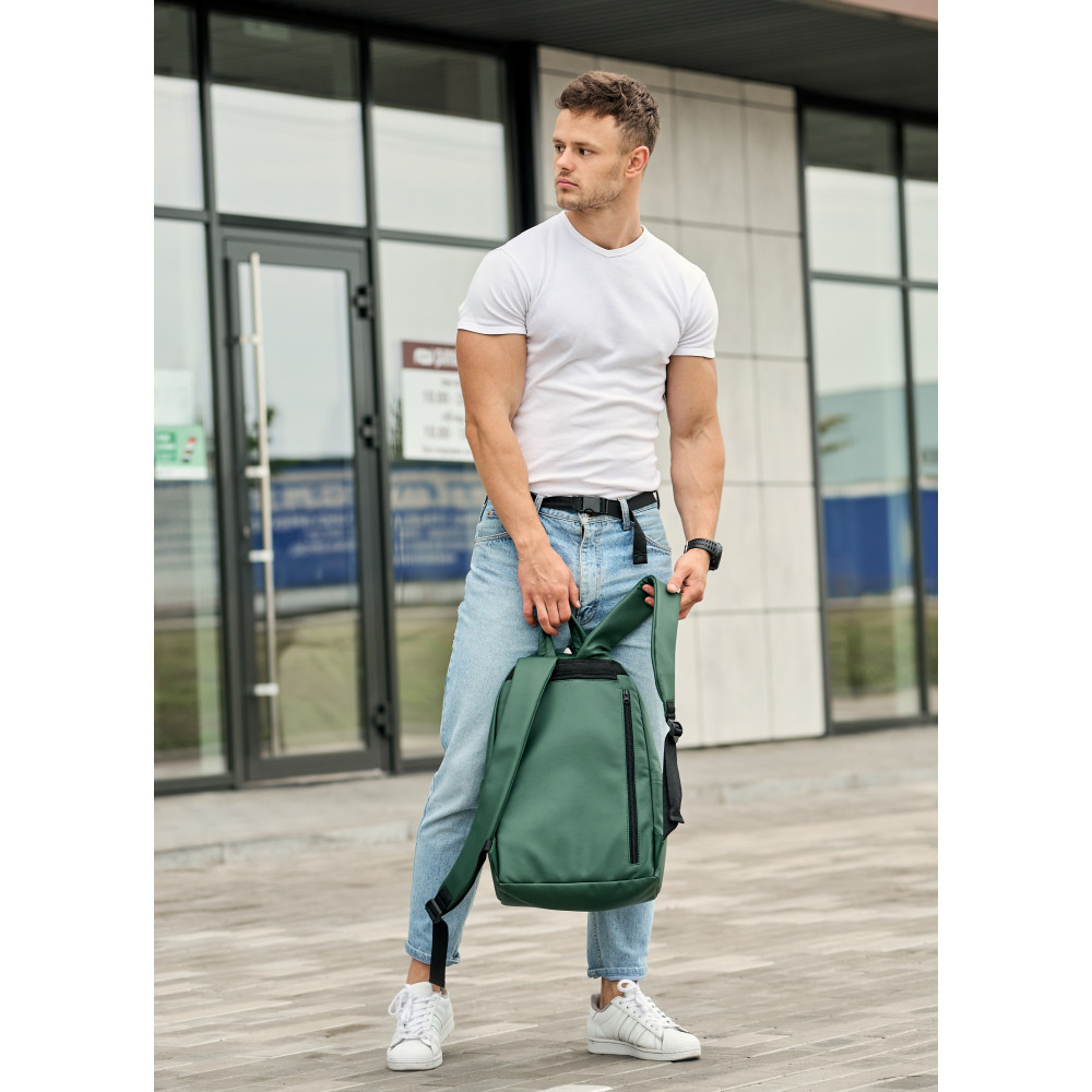 Чоловічий рюкзак Sambag Zard LST зелений 46 x 28 x 13 см (25018007m)