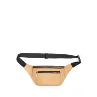 Шкіряна сумка на пояс бананка Sambag Tirso Max бежева 38 х 17 х 6 (81345111)