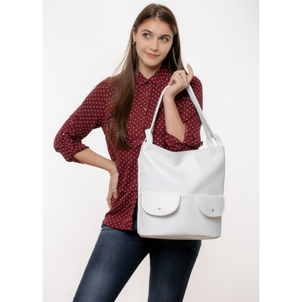 Жіночий рюкзак Sambag Asti XKH білий 20551008