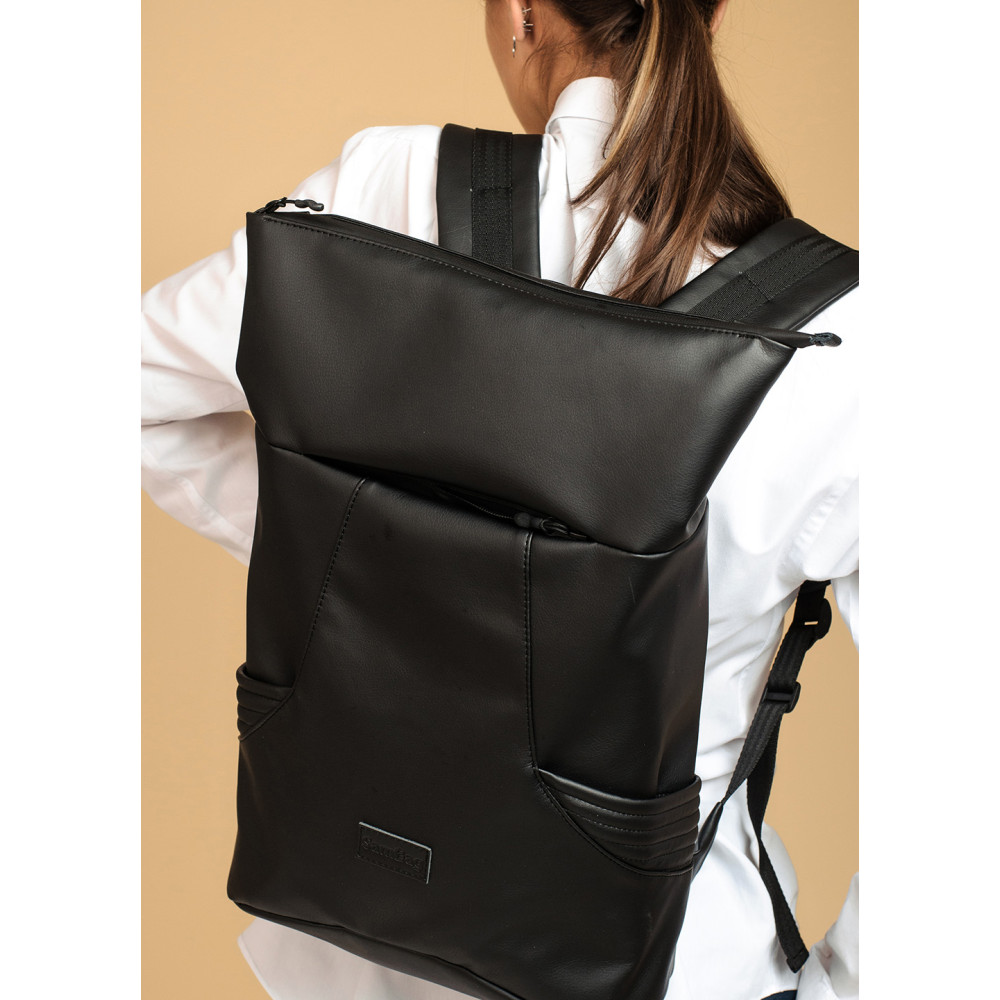 Рюкзак ролл Sambag унисекс RollTop KQN черный 24320001