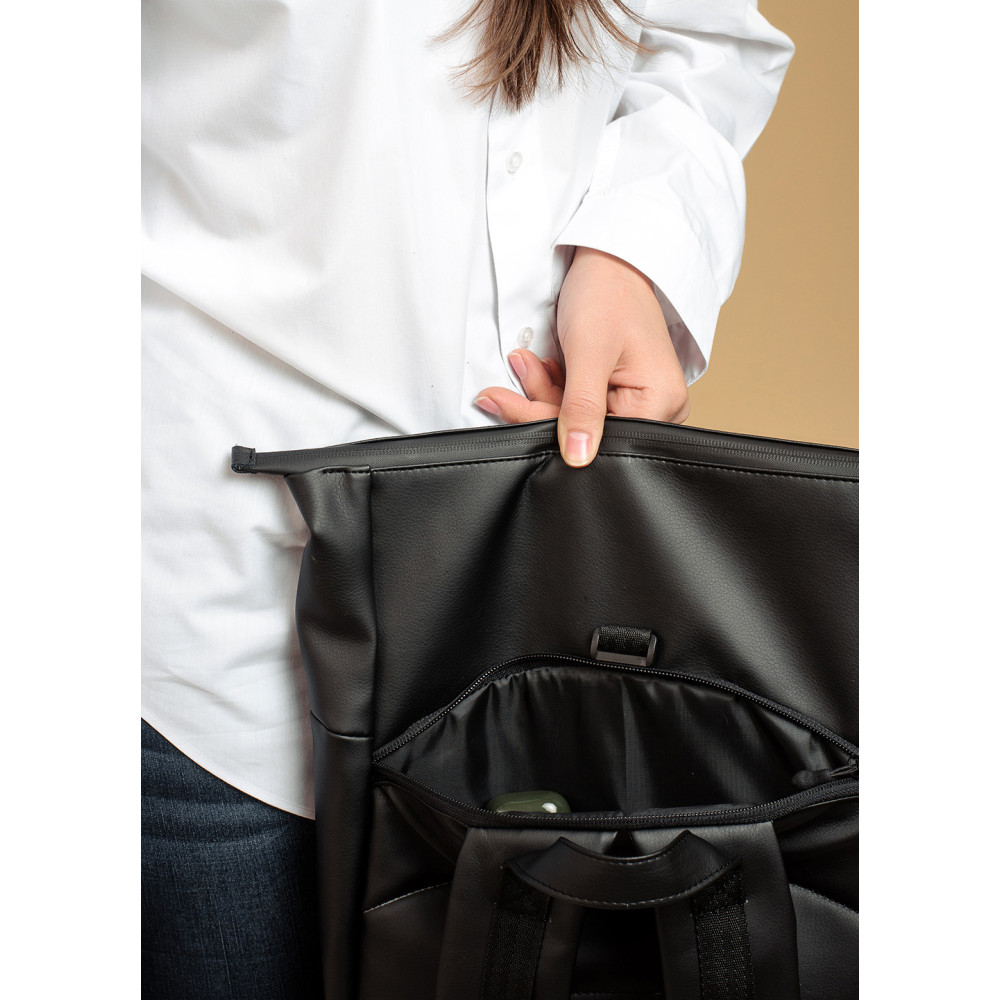 Рюкзак ролл Sambag унисекс RollTop KQN черный 24320001