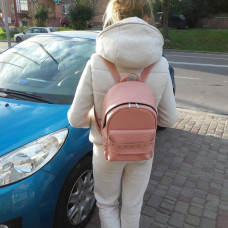Жіночий рюкзак Sambag Dali LB пудра 35 x 25 x 12 см (15351006)