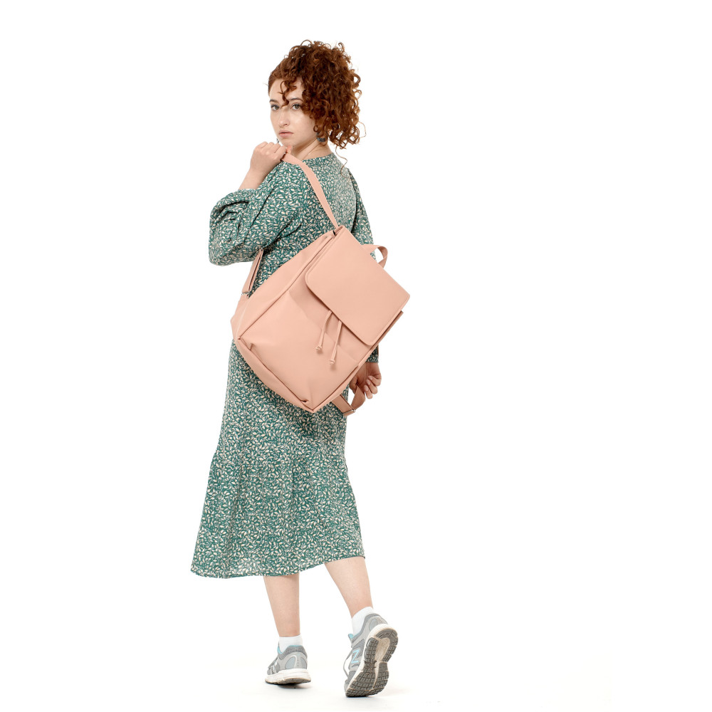 Жіночий рюкзак Sambag Loft LQN пудра 22420006