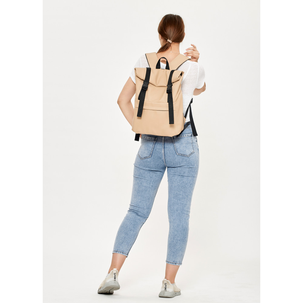 Рюкзак ролл Sambag унісекс RollTop LSH бежевий 24211026