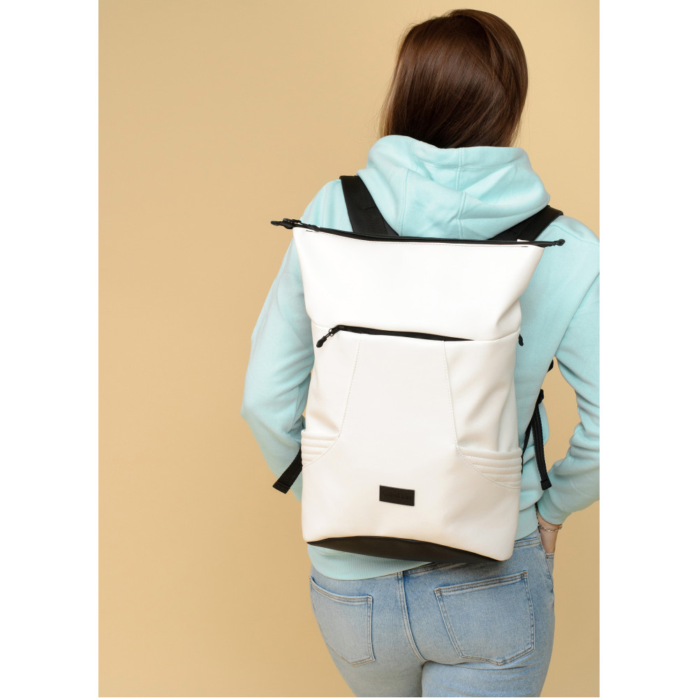 Рюкзак ролл Sambag унисекс RollTop KQN белый 41 x 27 x 18 см (24320008)