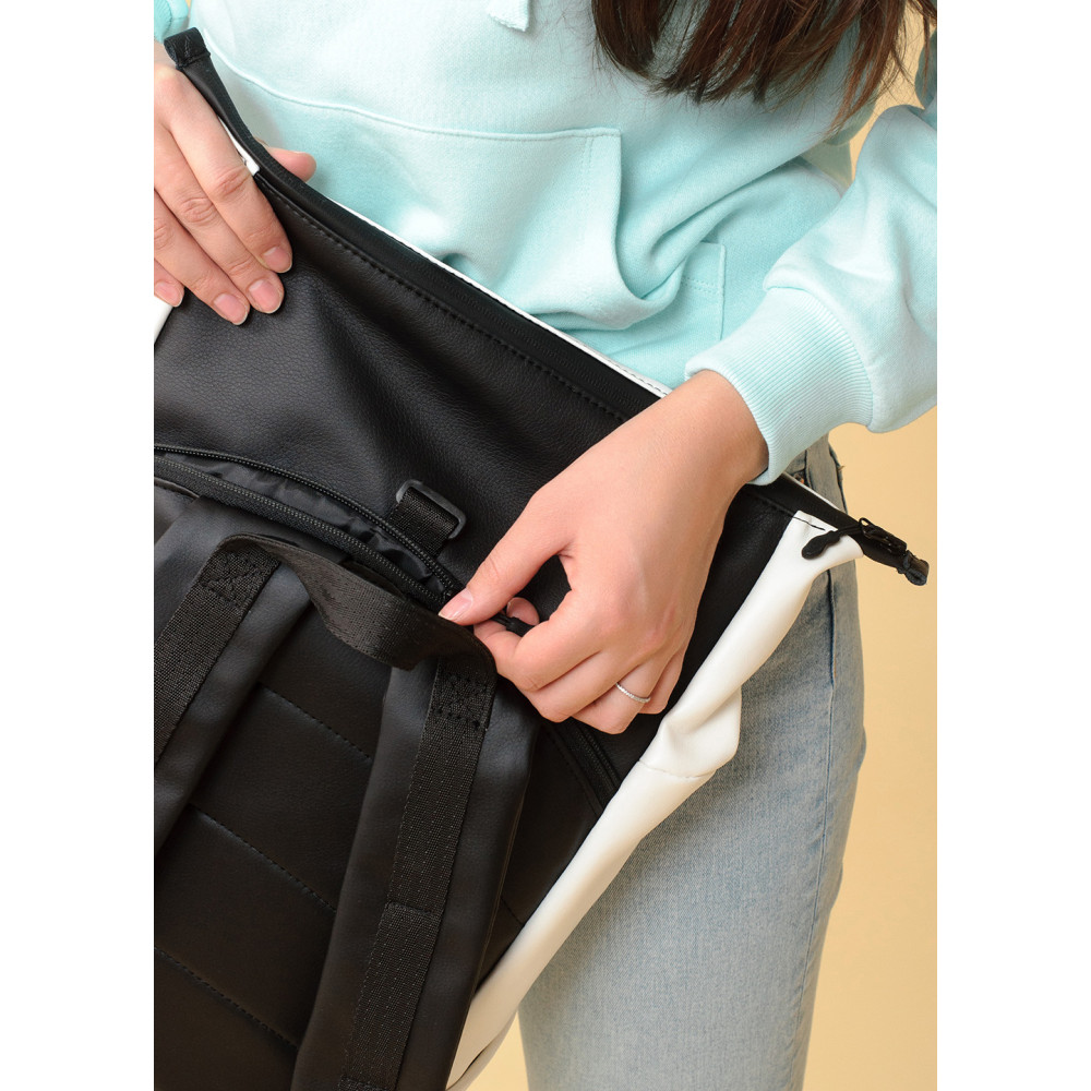 Рюкзак ролл Sambag унисекс RollTop KQN белый 41 x 27 x 18 см (24320008)