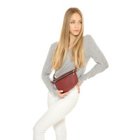 Сумка на пояс бананка Sambag Polo SQS бордо 24 х 15 х 4 см (86123005)