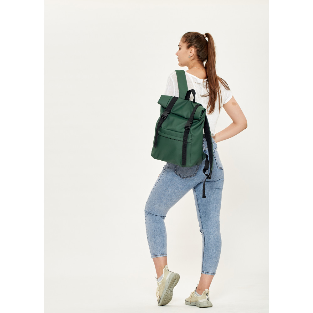 Рюкзак ролл Sambag унісекс RollTop LSH зелений 41 x 30 x 16 см (24211007)