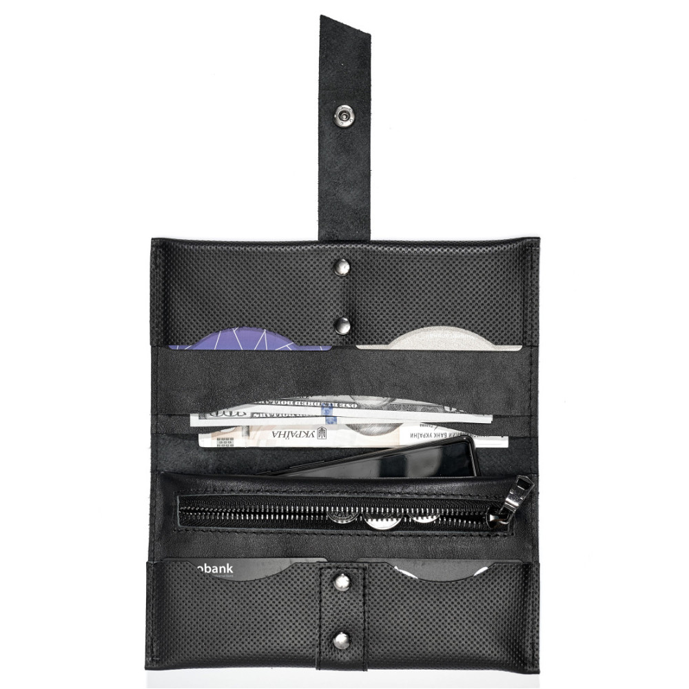 Жіночий гаманець Sambag MSH чорний 20 x 10 см (31211301)