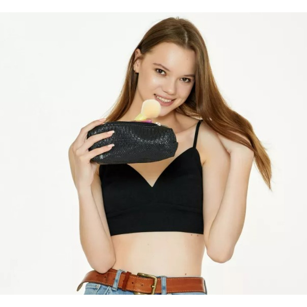 Жіноча косметичка Sambag Candy SSH чорний 21 х 7 х 7 см (30111070)