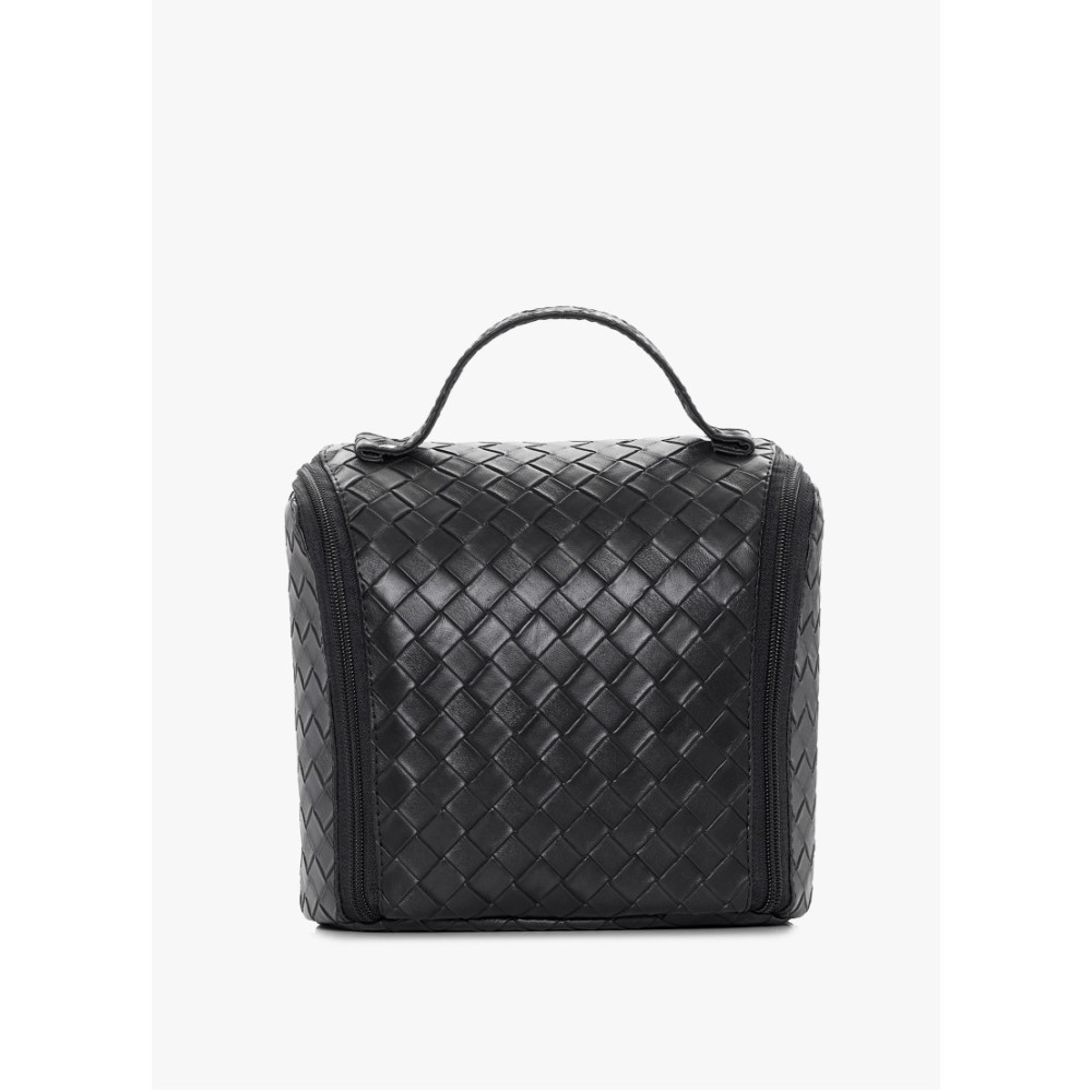 Жіноча косметичка Sambag Candy Box структурна чорна 20 х 19 х 14 см (30411067)