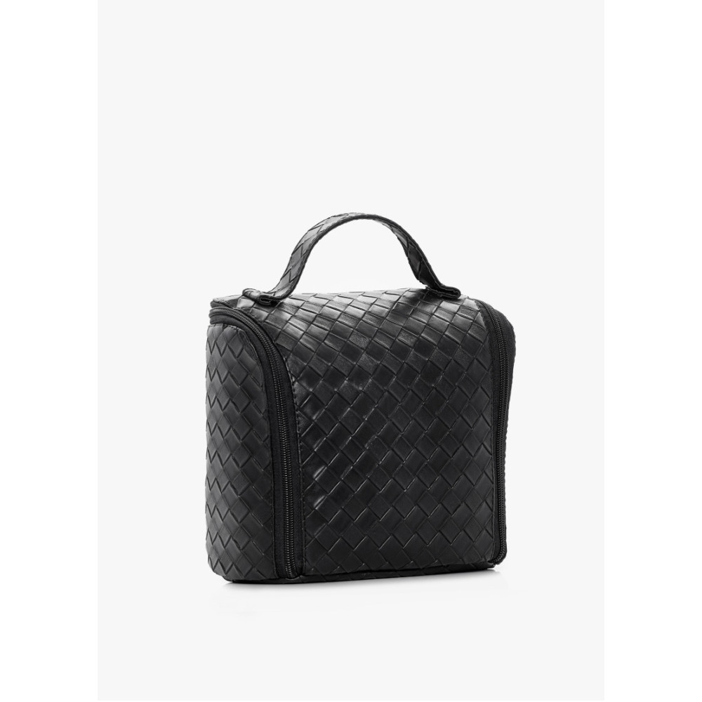 Жіноча косметичка Sambag Candy Box структурна чорна 20 х 19 х 14 см (30411067)