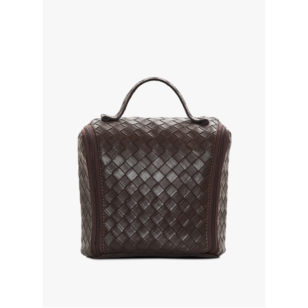 Женская косметичка Sambag Candy Box структурная шоколад 20 х 19 х 14 см (30411068)
