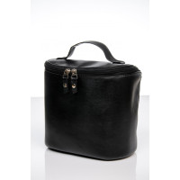 Жіноча косметичка Sambag Candy LSH чорний глянець з глітером (30411102e)