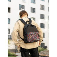 Мужской рюкзак Sambag Active тканевый с принтом "ornament" 40 х 33 х 14 см (11811148m)
