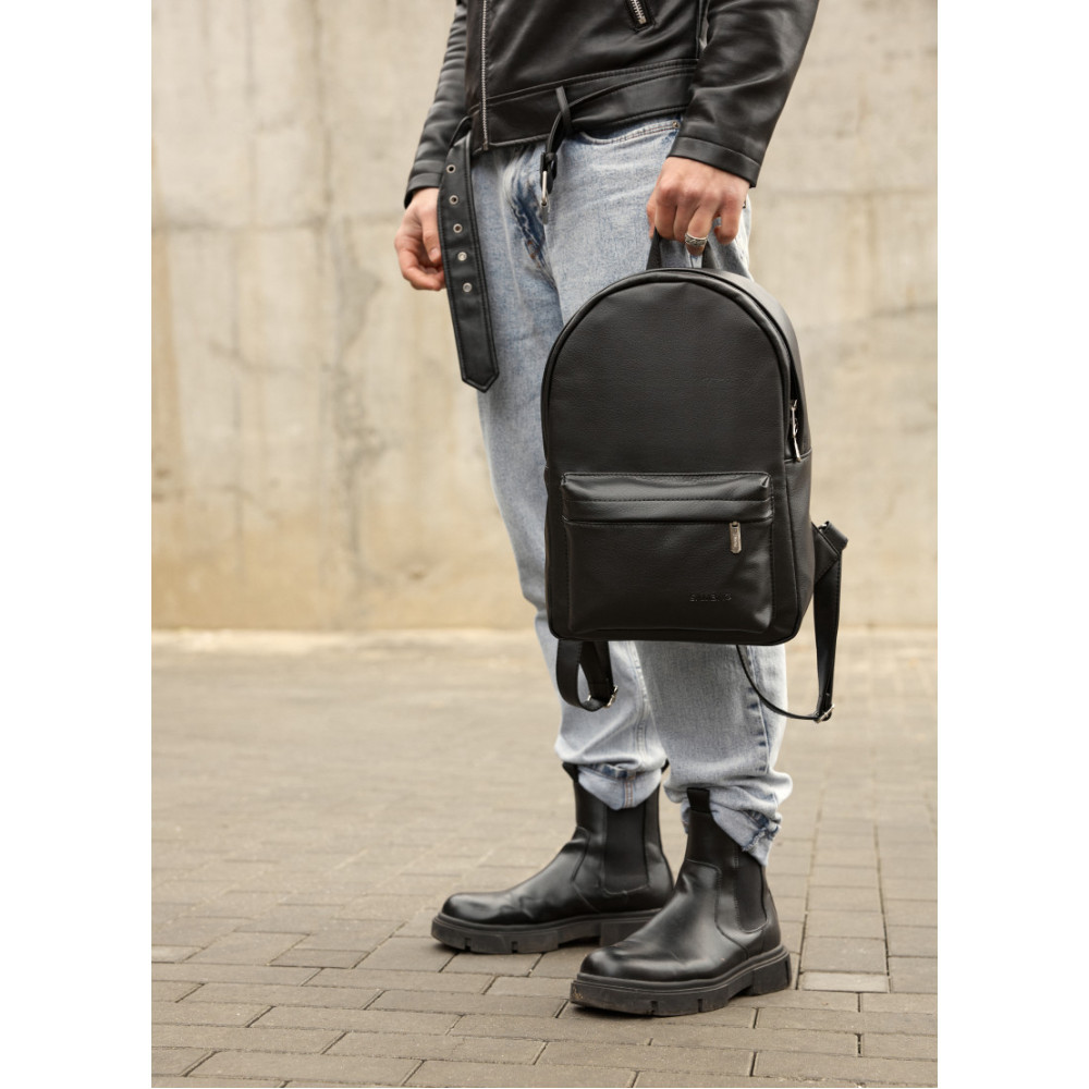 Чоловічий рюкзак Sambag Brix Classic чорний 35 х 25 х 12 см (14511001m)